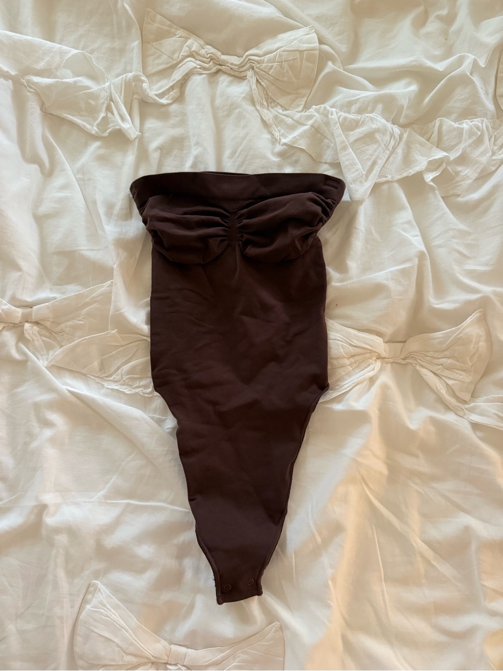 SKIMS Chocolate Brown Bodysuit